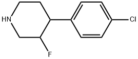 4-(4-chlorophenyl)-3-fluoropiperidine 구조식 이미지