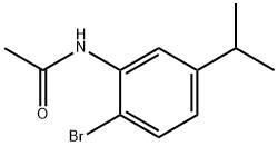 N-(2-bromo-5-isopropylphenyl)acetamide Structure