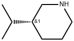 (3R)-3-(1-Methylethyl)piperidine Structure