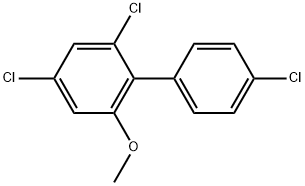 2,4,4'-Trichloro-6-methoxy-1,1'-biphenyl Structure