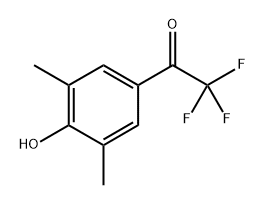 2,2,2-Trifluoro-1-(4-hydroxy-3,5-dimethylphenyl)ethanone Structure