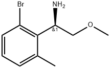 (1R)-1-(2-bromo-6-methylphenyl)-2-methoxyethan-1-amine 구조식 이미지