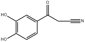 Benzenepropanenitrile, 3,4-dihydroxy-β-oxo- Structure