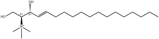 N,N,N-triMethyl-D-erythro-sphingosine (Methyl sulfate salt) 구조식 이미지