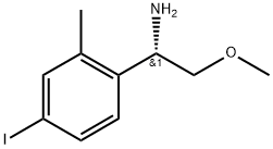 (S)-1-(4-iodo-2-methylphenyl)-2-methoxyethanamine 구조식 이미지