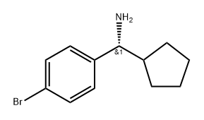 (R)-(4-bromophenyl)(cyclopentyl)methanamine Structure