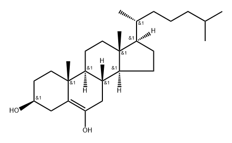 Cholest-5-ene-3,6-diol, (3β)- 구조식 이미지