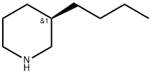 (3R)-3-Butylpiperidine Structure