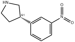 (S)-3-(3-nitrophenyl)pyrrolidine Structure