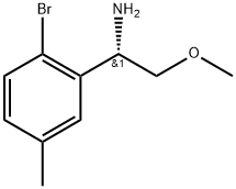 (1S)-1-(2-bromo-5-methylphenyl)-2-methoxyethanamine Structure