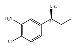 (S)-5-(1-aminopropyl)-2-chloroaniline Structure