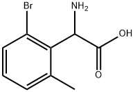 2-amino-2-(2-bromo-6-methylphenyl)acetic acid Structure