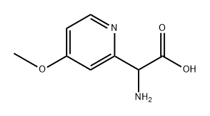 2-amino-2-(4-methoxypyridin-2-yl)acetic acid Structure