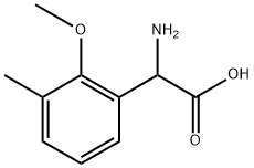 2-amino-2-(2-methoxy-3-methylphenyl)acetic acid Structure