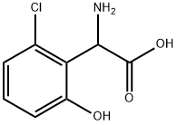 2-amino-2-(2-chloro-6-hydroxyphenyl)acetic acid Structure