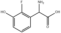 2-amino-2-(2-fluoro-3-hydroxyphenyl)acetic acid Structure