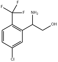 2-amino-2-[5-chloro-2-(trifluoromethyl)phenyl]ethanol Structure
