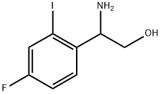 2-amino-2-(4-fluoro-2-iodophenyl)ethanol Structure