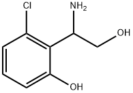 2-(1-amino-2-hydroxyethyl)-3-chlorophenol Structure