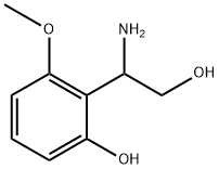 2-(1-amino-2-hydroxyethyl)-3-methoxyphenol Structure