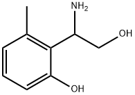 2-(1-amino-2-hydroxyethyl)-3-methylphenol Structure