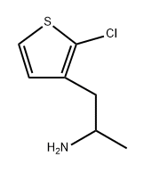 1-(2-chlorothiophen-3-yl)propan-2-amine Structure