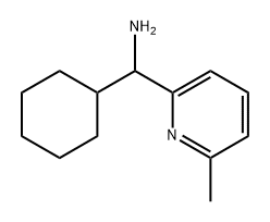 2-Pyridinemethanamine, α-cyclohexyl-6-methyl- Structure