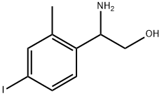2-amino-2-(4-iodo-2-methylphenyl)ethanol Structure