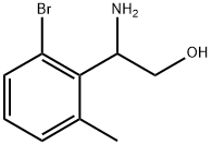 2-amino-2-(2-bromo-6-methylphenyl)ethanol 구조식 이미지
