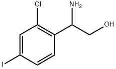 2-amino-2-(2-chloro-4-iodophenyl)ethan-1-ol 구조식 이미지