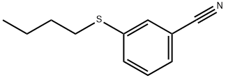 3-(butylthio)benzonitrile 구조식 이미지