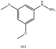 (3,5-dimethoxyphenyl)hydrazine hydrochloride Structure