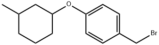 Benzene, 1-(bromomethyl)-4-[(3-methylcyclohexyl)oxy]- Structure