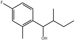 4-Fluoro-2-methyl-α-(1-methylpropyl)benzenemethanol Structure