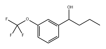 Benzenemethanol, α-propyl-3-(trifluoromethoxy)- Structure