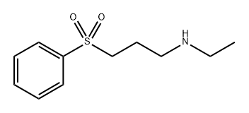 N-ethyl-3-(phenylsulfonyl)propan-1-amine Structure