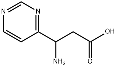 3-Amino-3-(pyrimidin-4-yl)propanoic acid Structure