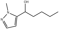 α-Butyl-1-methyl-1H-pyrazole-5-methanol Structure