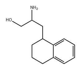 1-Naphthalenepropanol, β-amino-1,2,3,4-tetrahydro- Structure