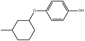 4-[(3-Methylcyclohexyl)oxy]phenol Structure