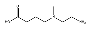 Butanoic acid, 4-[(2-aminoethyl)methylamino]- Structure