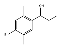 1-(4-Bromo-2,5-dimethylphenyl)propan-1-ol 구조식 이미지