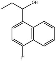 1-Naphthalenemethanol, α-ethyl-4-fluoro- Structure