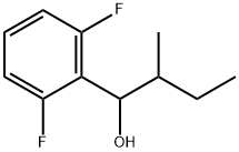 2,6-Difluoro-α-(1-methylpropyl)benzenemethanol Structure