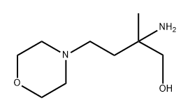 4-Morpholinebutanol, β-amino-β-methyl- Structure