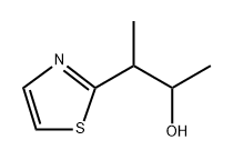 2-Thiazoleethanol, α,β-dimethyl- Structure