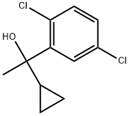 2,5-Dichloro-α-cyclopropyl-α-methylbenzenemethanol Structure