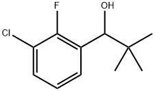 1-(3-chloro-2-fluorophenyl)-2,2-dimethylpropan-1-ol Structure