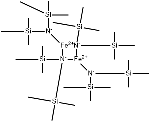 Iron, bis[μ-[1,1,1-trimethyl-N-(trimethylsilyl)silanaminato]]bis[1,1,1-trimethyl-N-(trimethylsilyl)silanaminato]di- Structure