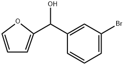 (3-bromophenyl)(furan-2-yl)methanol Structure